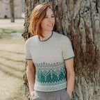 Hayat Top by Zanete Knits (long-sleeved version)
