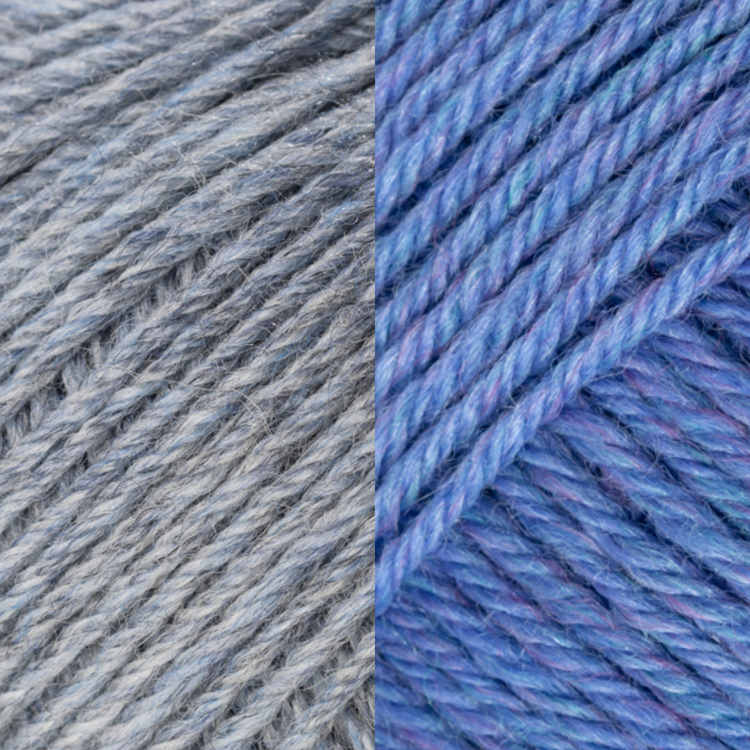 Main: Silver Lining / Contrast: Kingfisher