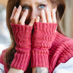 Rhythmic Pulse Gloves by Knit of the Dragon