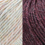 Main: White Opal / Contrast: Mulberry Dusk